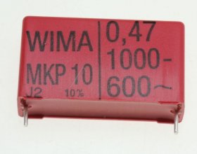 Wima Pulse Capacitors - 0,47uf-1000v Mkp10 Capacitor For Pulse Applications Pcm=37,5