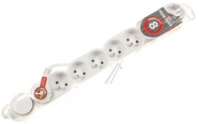 Eight-way Trailing Socket - Bloc Multiprise 8x16a +inter Blanc