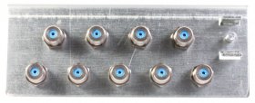 Wisi Ground Bracket - Nb 09 Erdungswinkel, 9-fach, 1 StÜck, 9 AnschlÜsse, F-technik