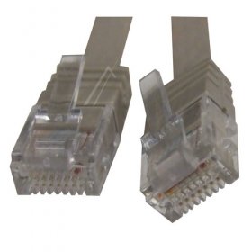 Cat6 Patch Cable - Patch Lead Cat6, Rj45, U-utp, Grey, 2m, Slim