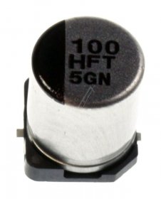 Panasonic 50v Smd-electrolytic 105 Degre - 100uf-50v Smd-elco Pan 105° 6,3x7,7mm