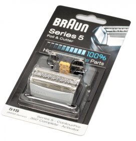 Braun Shaver Head - 51s Braun Combipack 51s- Series 5- Kp51s Silver
