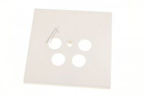 Wisi Blanking Plate Aerial Socket - Dw 49 T Abdeckplatte FÜr Dd-dosen, 4-loch, 1 StÜck, 85 X 85 Mm