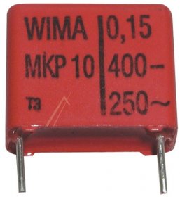 Wima Pulse Capacitors - 0,15uf-400v Mkp10- Pulse Capacitor Rm=15mm -rohs-compliant-