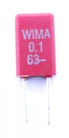Wima Pulse Capacitors - 0 1uf-63v Mks0c031000c00kssd Mks02-capacitor Rm=2 5mm