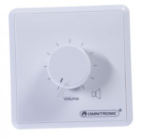 Omnitronic Control - Ela Lautsprecher-regler, 20w Mono Weiss