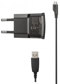 Samsung Charger For Mobile Phone - Ladegerat Schwarz Micro-usb 1 Ampere