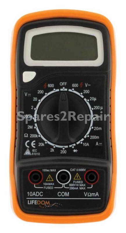 Digital Multimeter - Multimetre Digital Antichoc ,5 Fonctions