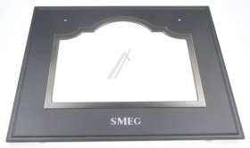 Smeg Oven outer Door - 695412923 Door Panel + Glass Assemb