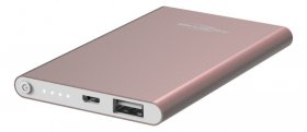 Ansmann Battery Consumer - Slim-line Powerbank 4.000mah, Rose