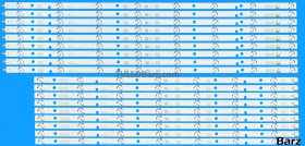 Toshiba 55 inch Full LED Backlight Array - LC550DUK SG K2 - 96.55S03.001 - SVT550AA0_REV04_R-TYPE_130710 - SVT550AA0_REV04_L-TYPE_130710