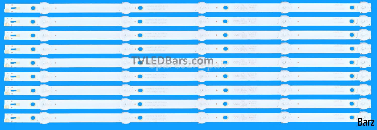 Philips LED Backlight Array Philips K500WDC2 A2 50" 4708-K50WDC-A2113N11 9pcs