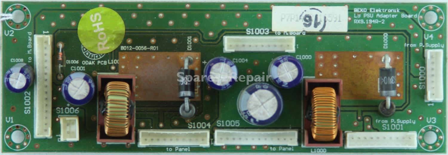 Bush IDLCD26TV05HD - Audio AMP - RX9.194R-2 - BEKO Elektronik L9 PSU Adaptor Board