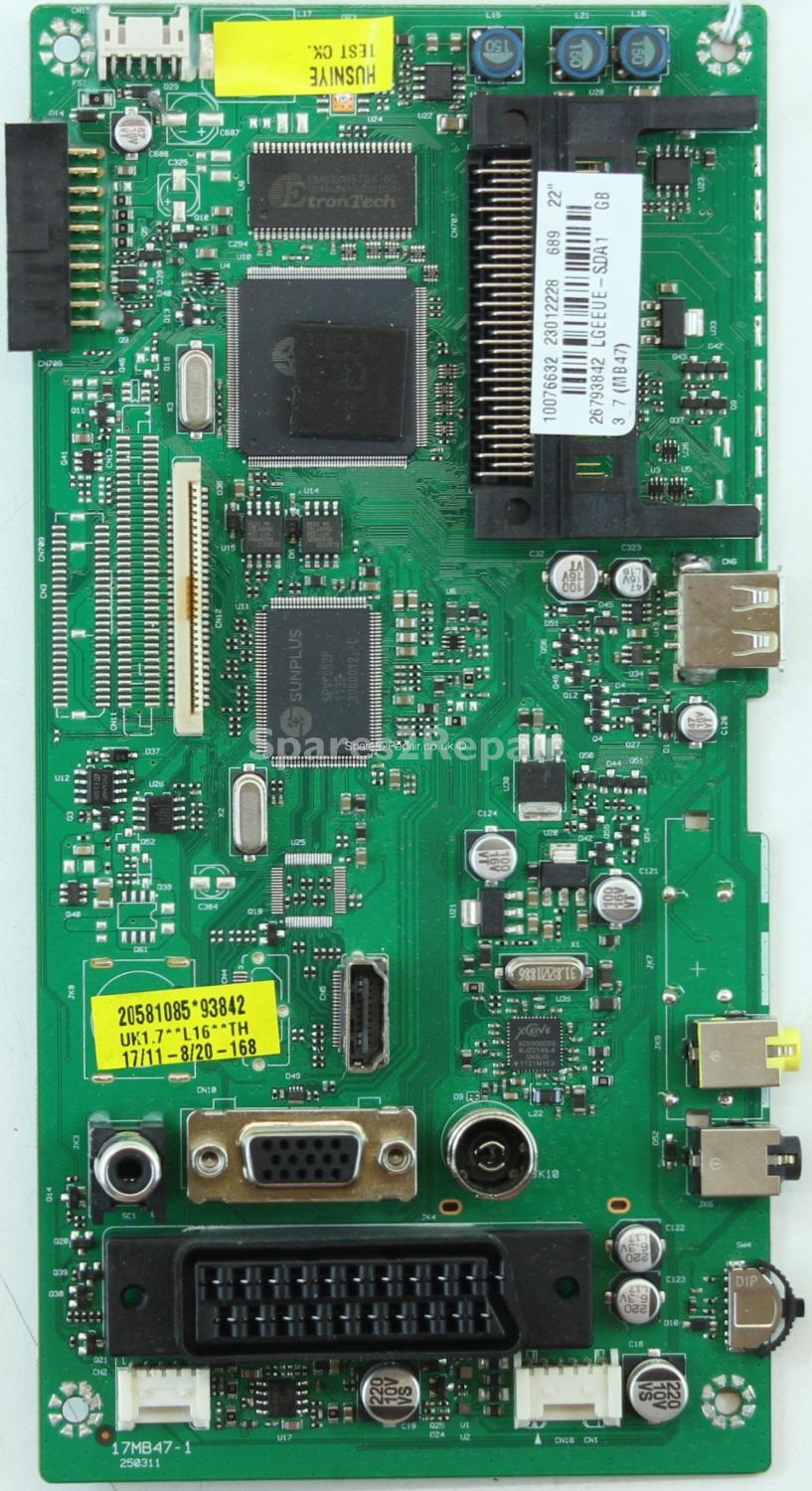 Bush LED22982DVDFHD - Main AV - 23012228 - 17MB47-1 - 250311