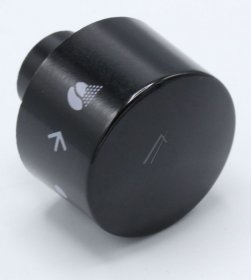 Control Knobs - Knob black silk Screened [Electrolux Aeg]