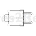 Power Supply Cable - 3570551303 Power Cable 3x0 75 L=1100mm [Electrolux Aeg]