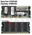 Hewlett Packard Notebook Memory - 313918-001 Compaq Memory Module 64mb129307-021