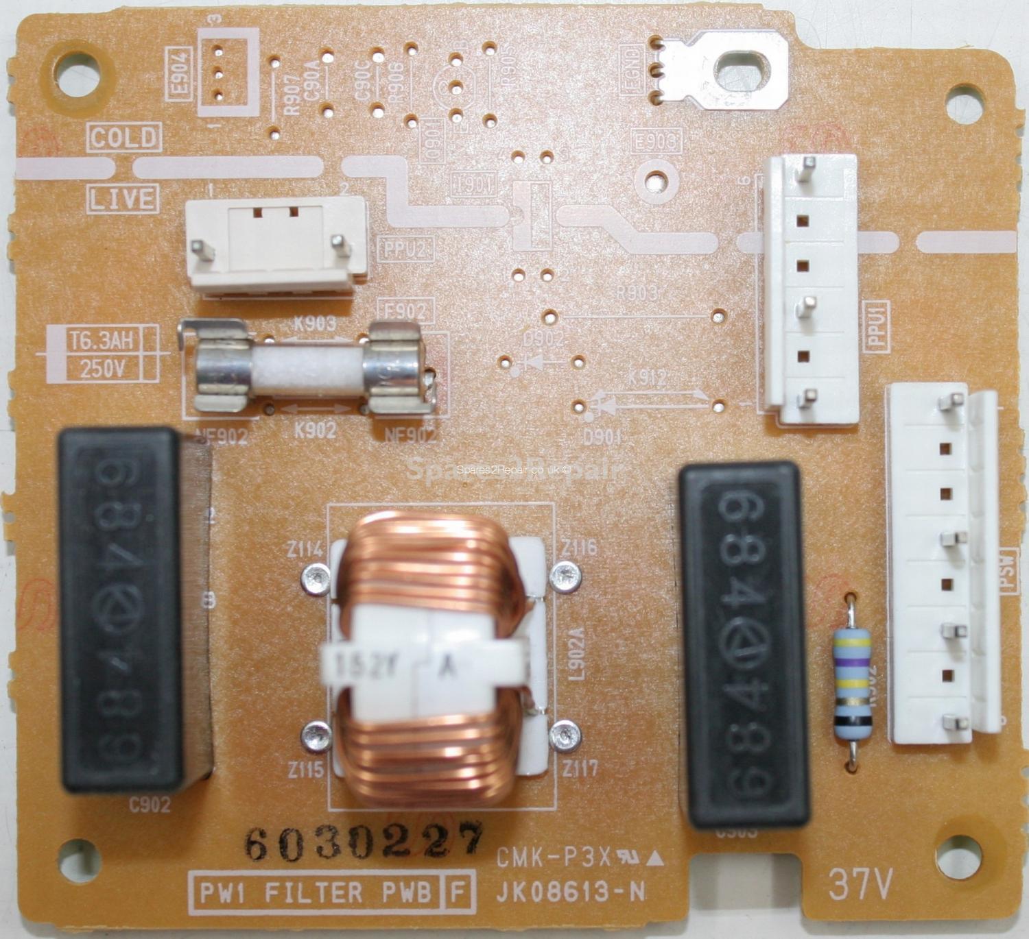 Hitachi 37PD5200E - Filter - JK08613-N - PW1 FILTER PWB F