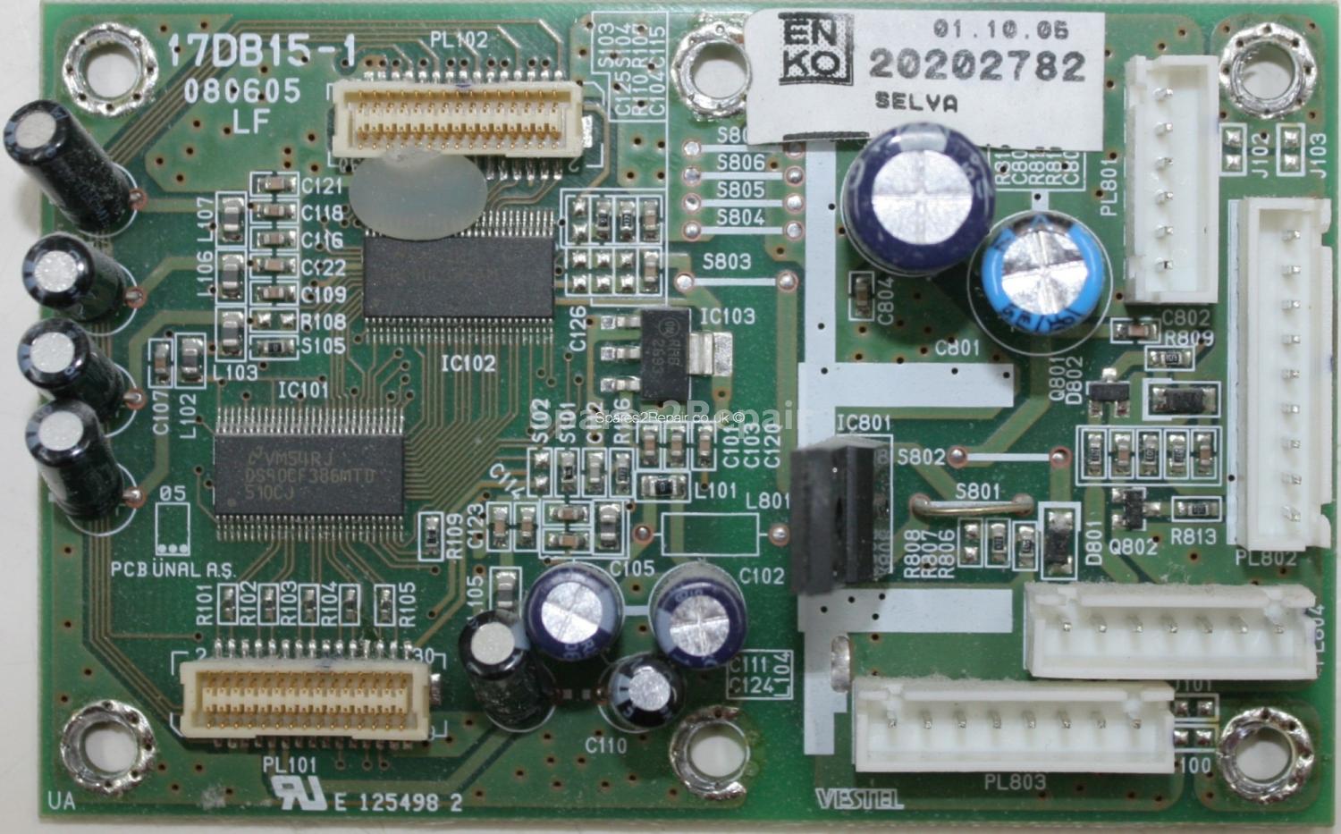 Hitachi 42PD6600A - Board - 17DB15-1 - 080605 - 20202782