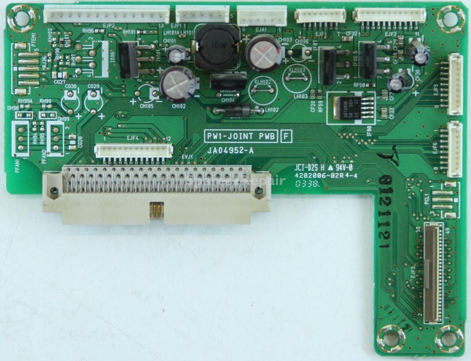Hitachi 42PD5000 - Connector Board - PW1-JOINT PWB - JA04952-A