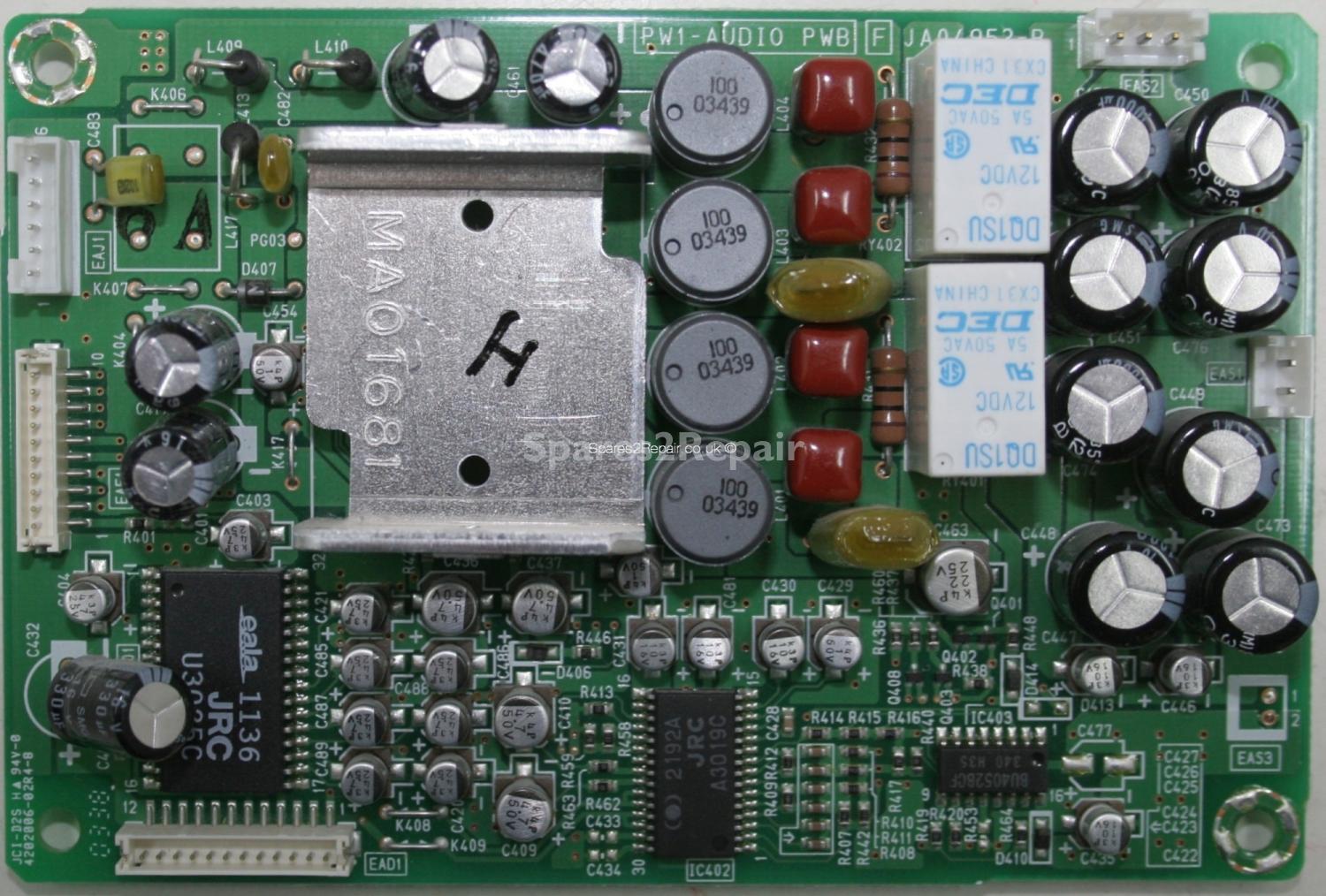 Hitachi 42PD5000 - AMP - PW1-AUDIO PWB - JA04952-B