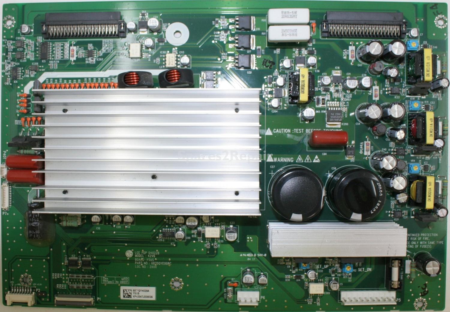 Hyundai HPT-4240 - YSUS - 6871QYH029A - 6870QYE008C - PDP 040228 - 42V6