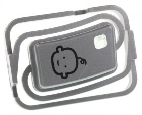 Button - C00272636 Pushbutton Child Lock Aqualtis 2008 [Whirlpool Indesit]