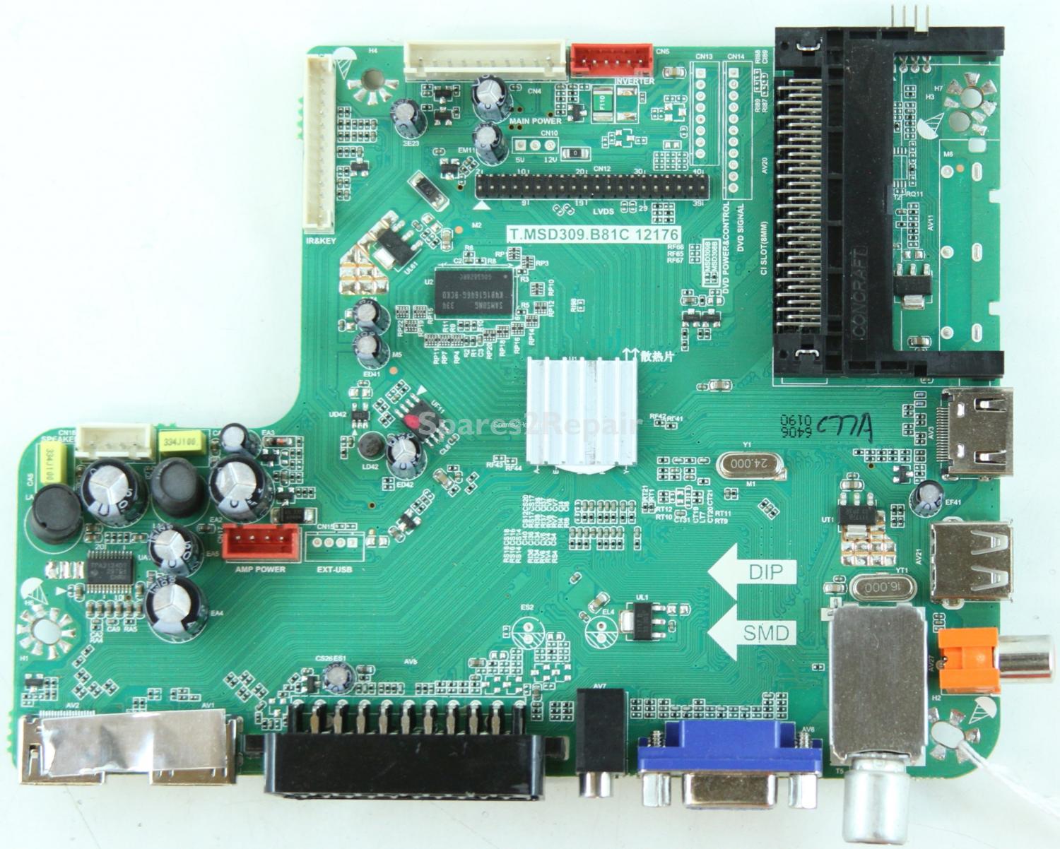 JMB 50/209I-GB-5B-FHBCUP-UK - Main AV - 4501993 - B13116406 - T.MSD309.B81C 12176 - V500HJ1-LE1
