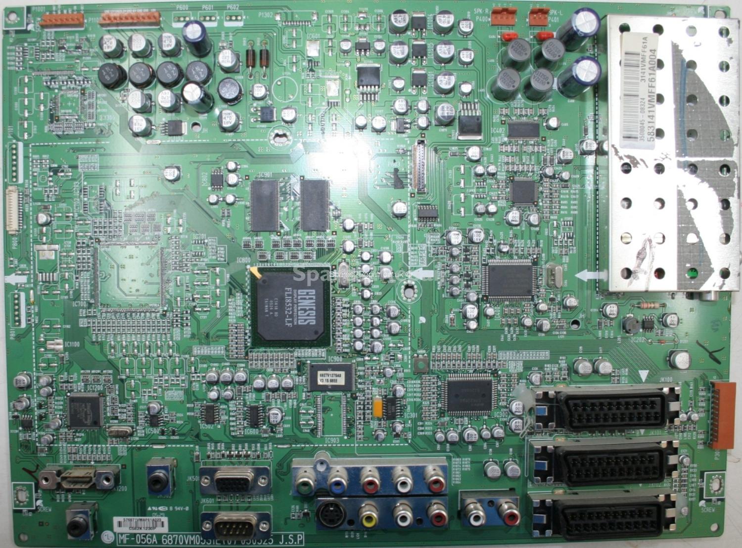 LG 42PX3RVA - Main AV - 6871VMAF61A - 6870VM0531E(0) - MF-056A - 050525