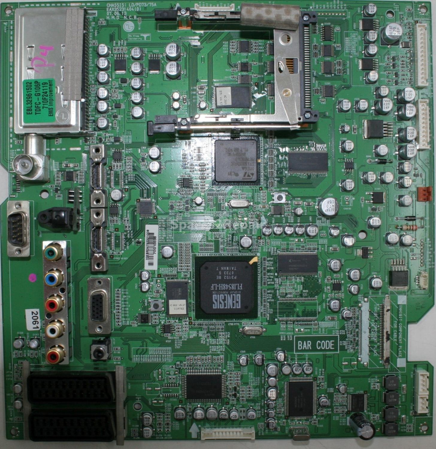 LG 50PC56 - Main AV - EAX35231403(0) - EBR34792321 - LD-PD73-75A