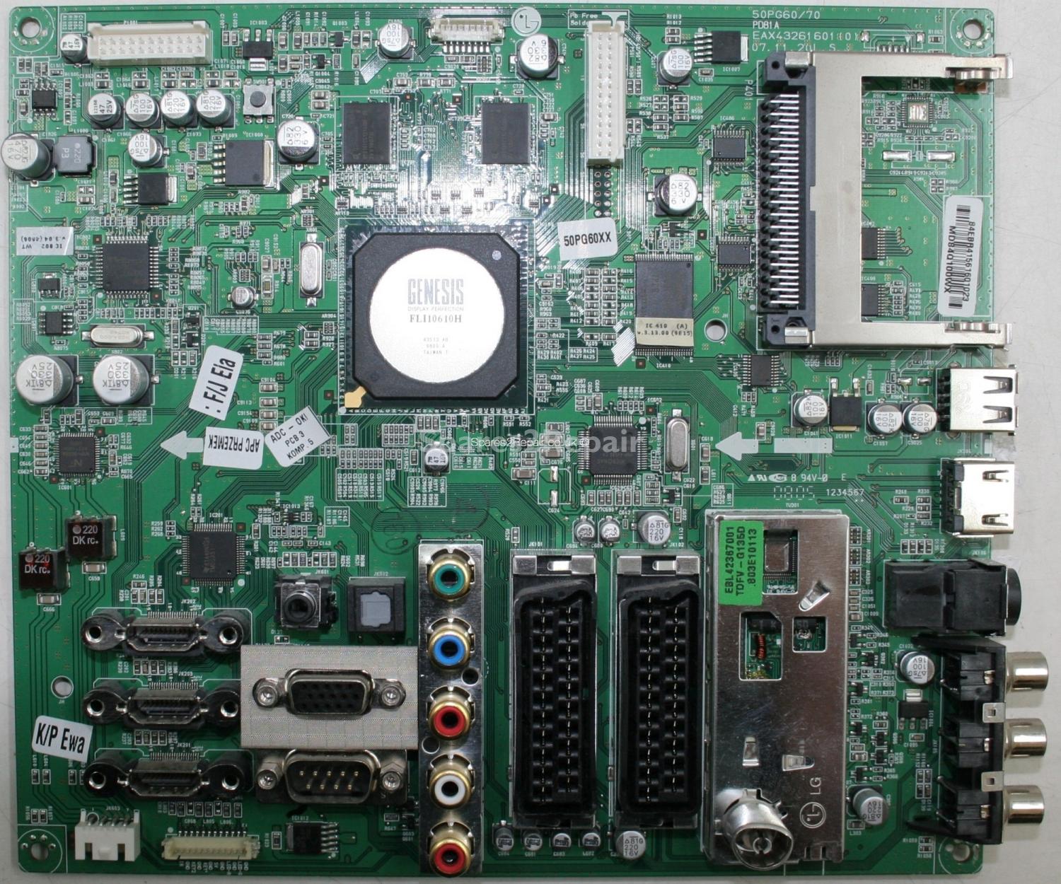 LG 50PG6010 - Main AV - EBR41561601 - EAX43261601(0) - PD81A - 50PG60-70