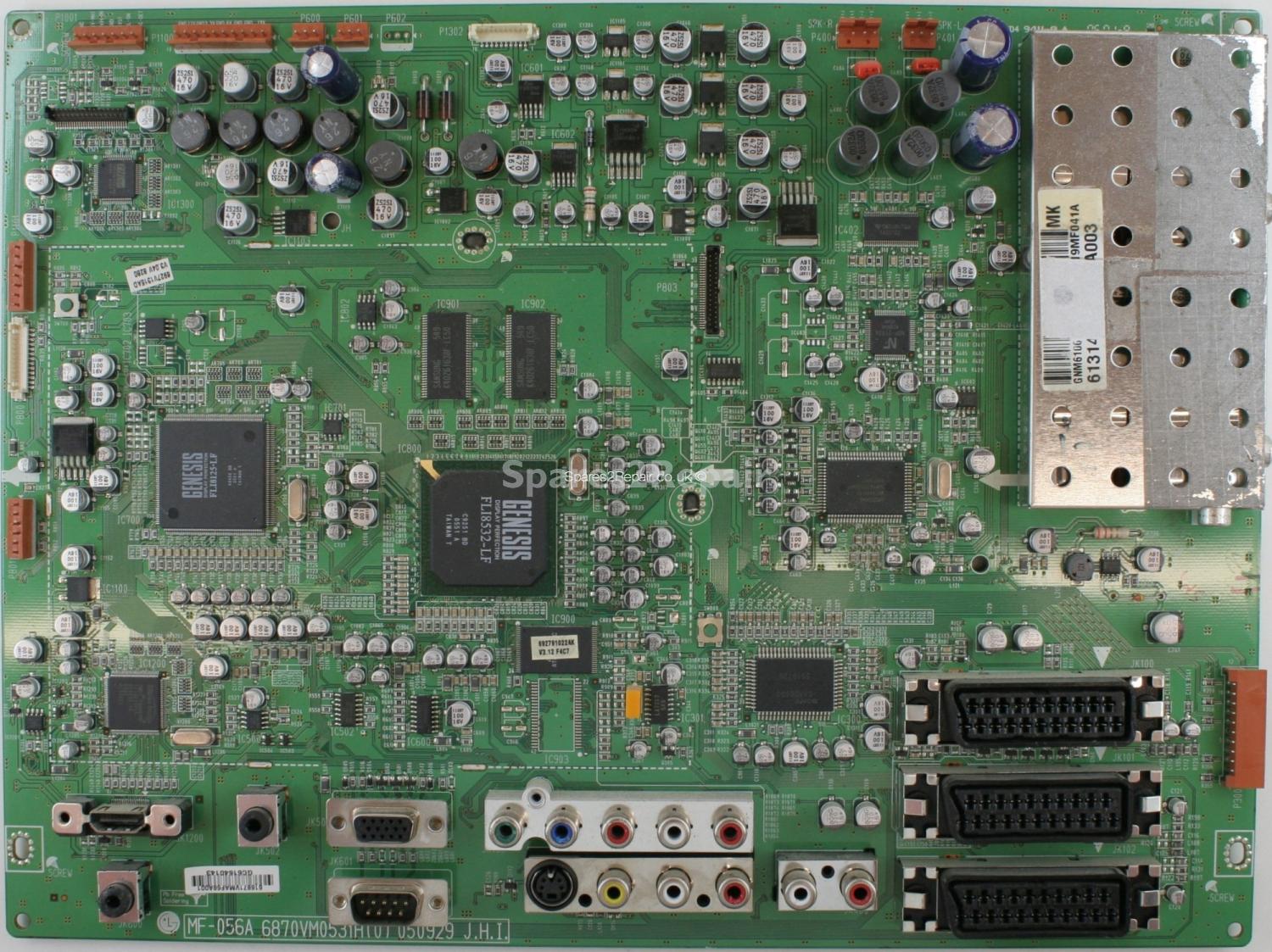 LG 50PX4R-ZB - Main AV - 6871VMAF68A - 6870VM0531H(0) - MF-056A - 050929