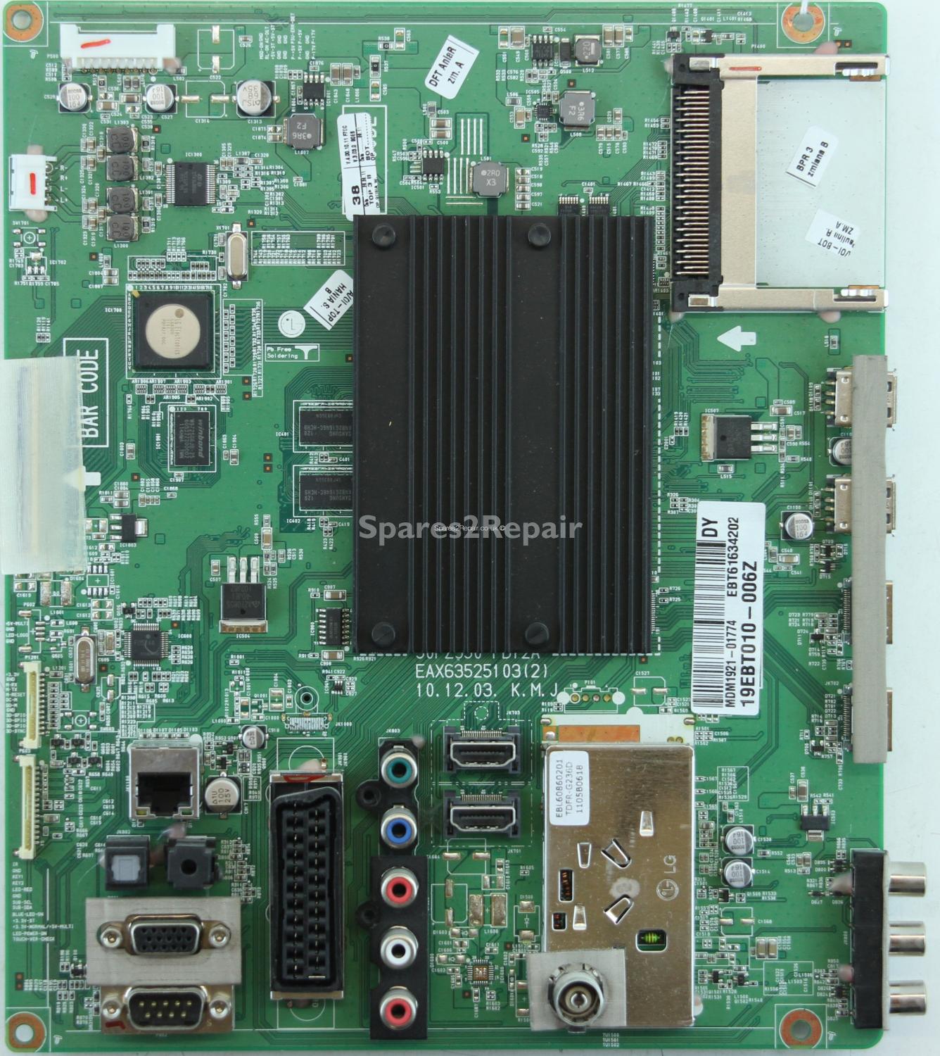 LG 60PZ570 - Main AV - EBT61634202 - EAX63525103(2) - PD12A