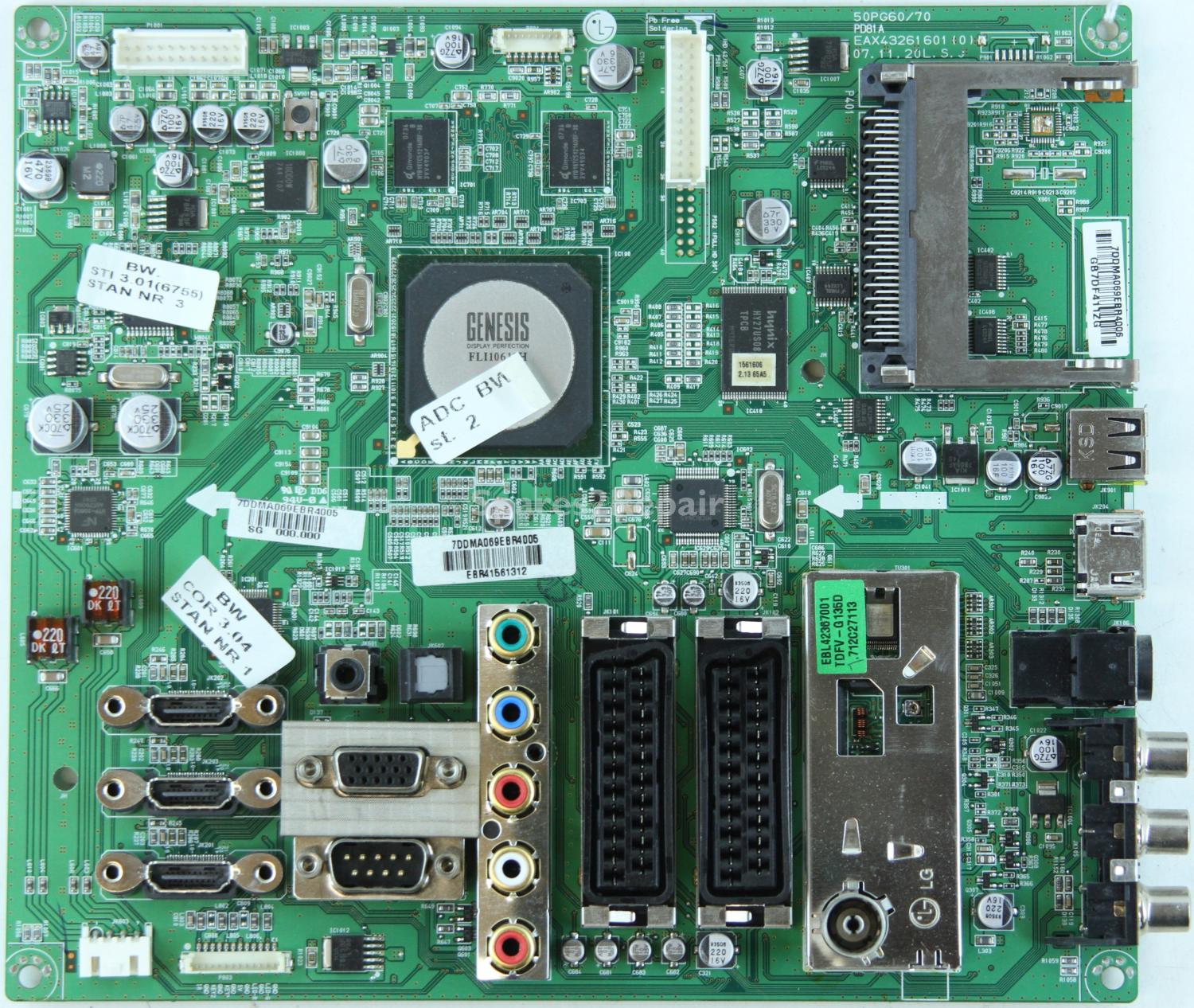 LG 42PG6000 - Main AV - EAX43261601(0) - 50PG60/70 - PD81A