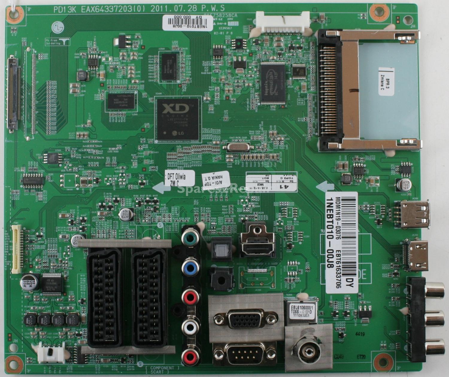 LG 42PT353K - Main AV - EAX64337203(0) - EBT61633706