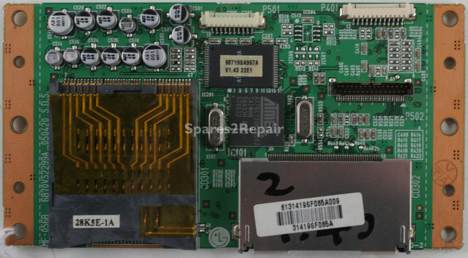 LG 42PX5D - Card Reader - 6870VS2299A - 31419SF065A - MF-056B - 050420