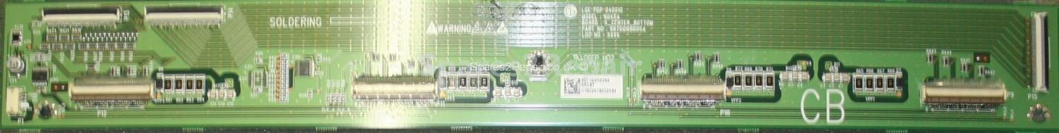 LG RZ-60PY10 - Buffer - 60X5A X_CENTER_BOTTOM - 6871QXH029A - 6870QWB005A