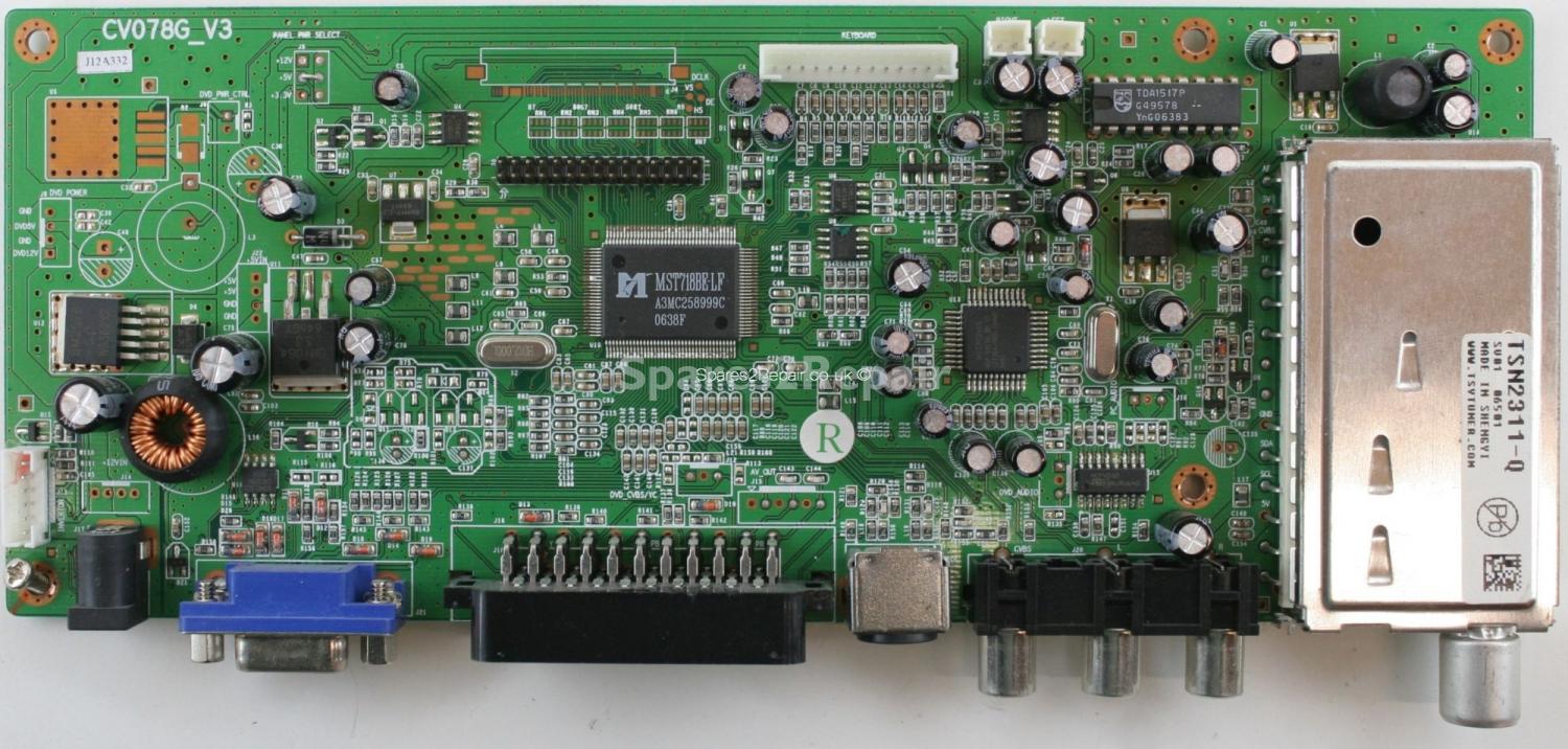 Matsui LM19W1 - Main AV - CV078G_V3 - PC06052A - CV078G_V3_01232 - J12A332