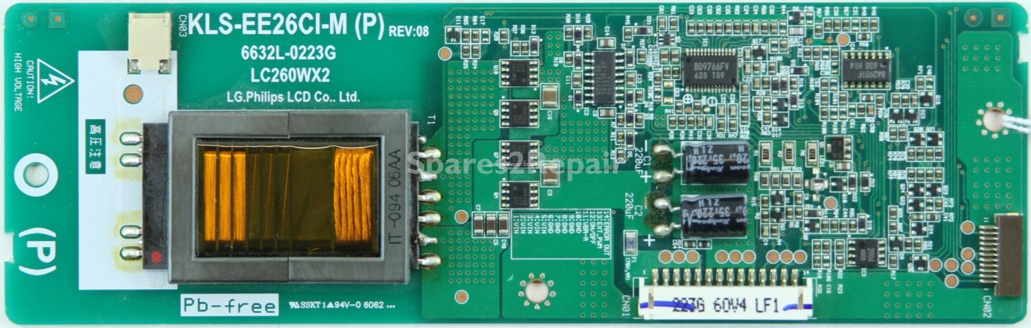 Matsui MAT26LW507 - Inverter - KLS-EE26CI-M (P) Rev08 - 6632L-0223G - LC260WX2