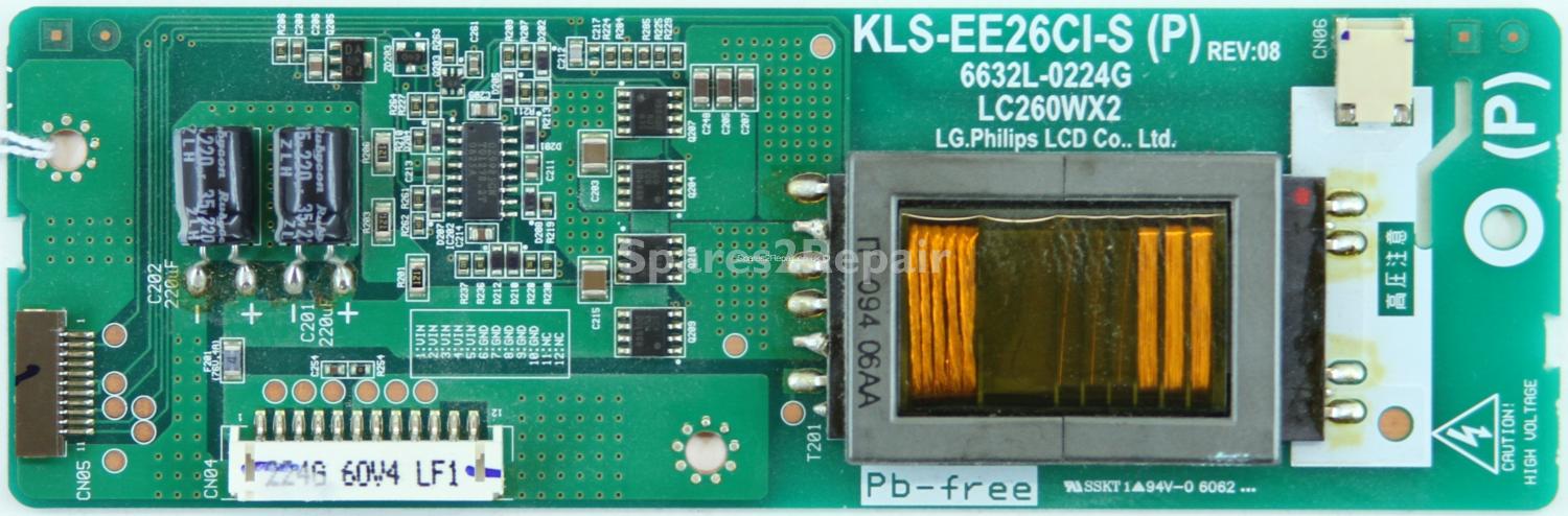 Matsui MAT26LW507 - Inverter - KLS-EE26CI-S (P) Rev08 - 6632L-0224G - LC260WX2