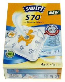 Melitta Vacuum Cleaner Bags - Swirl Dust Bags X4 +1 Filter For Bosch-siemens