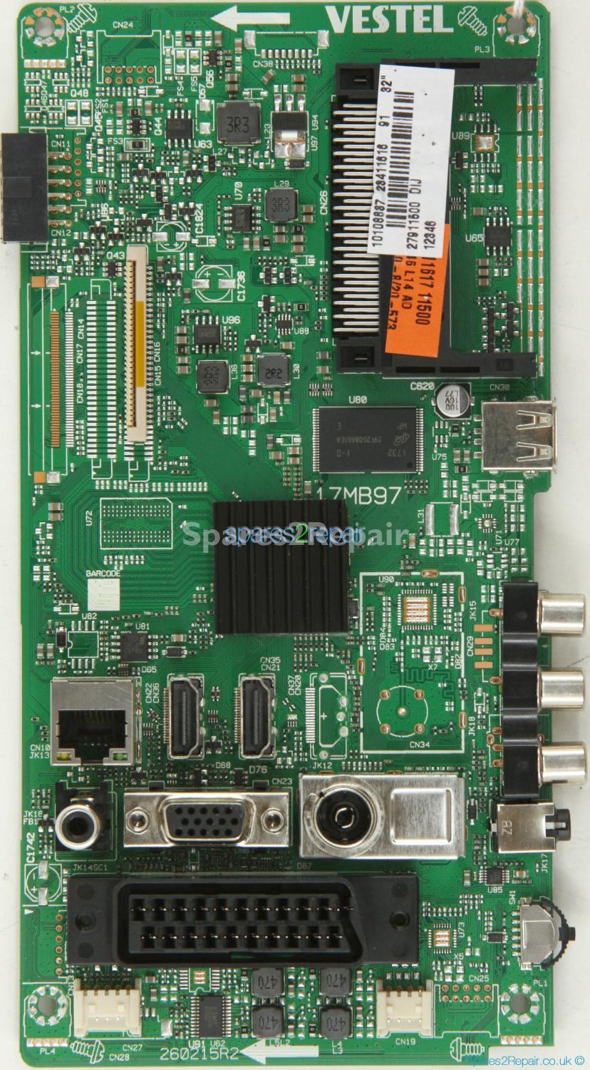 Panasonic TX-32D302B - Main AV - 23411616 - 17MB97 - 260215R2