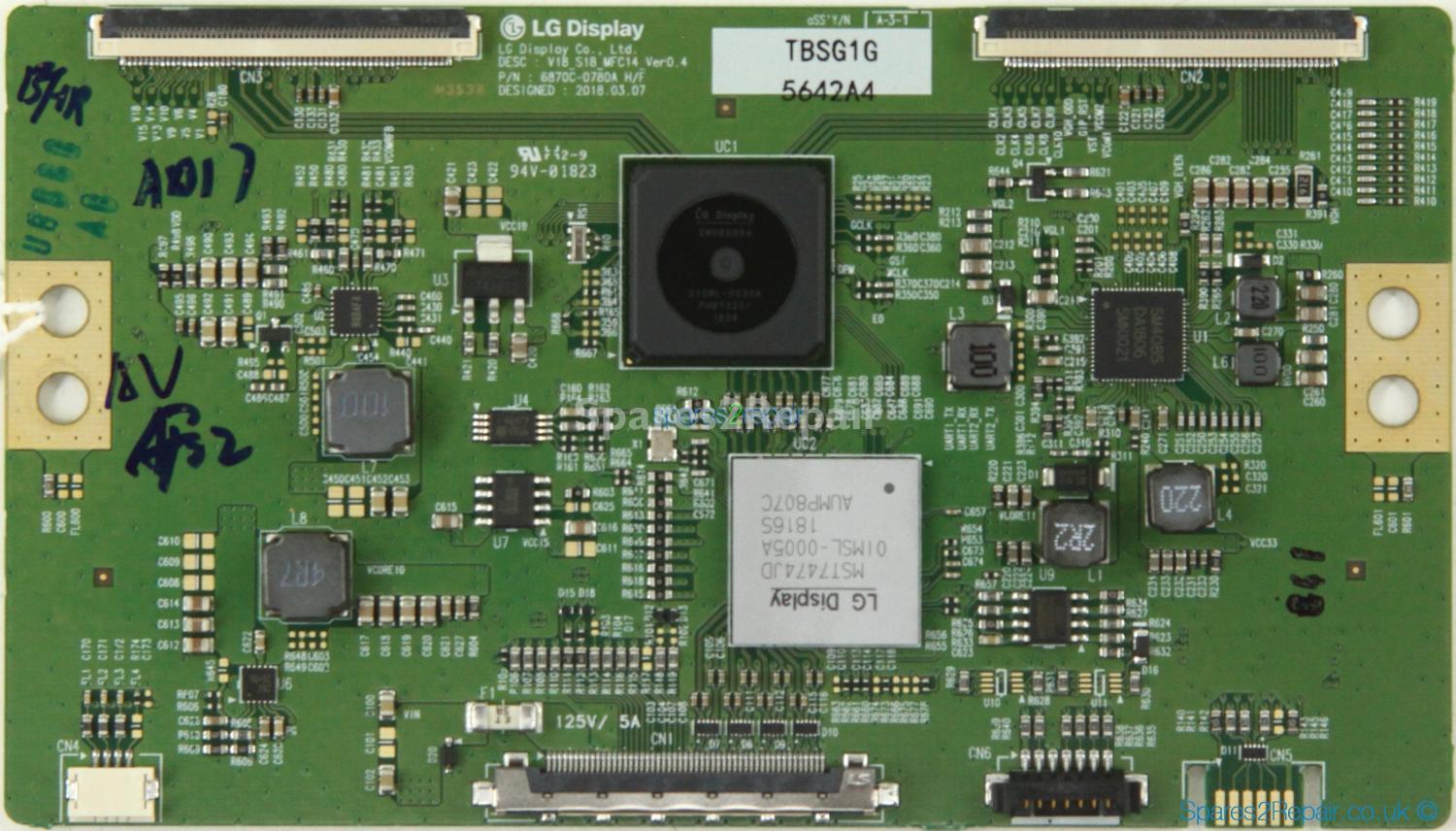 Panasonic TX-55FX740B - T-Con - 6871L-5642A - 6870C-0780A - V18_S18_MFC14_Ver0.4