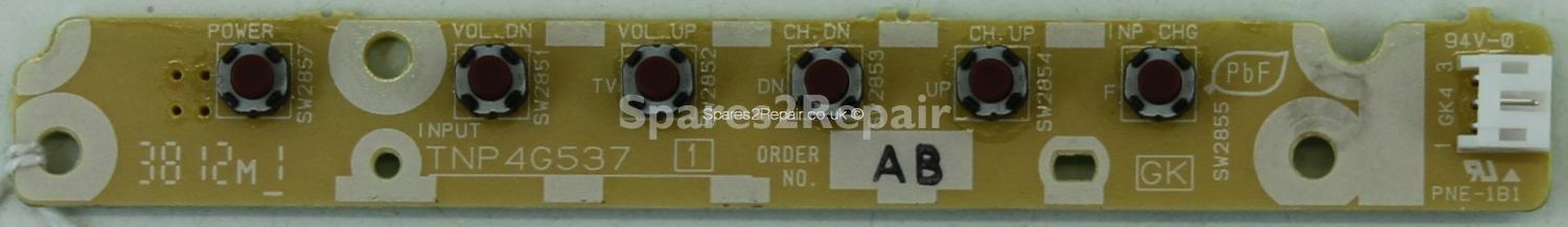 Panasonic TX-32LXD60 - Buttons - TNP4G537 AB