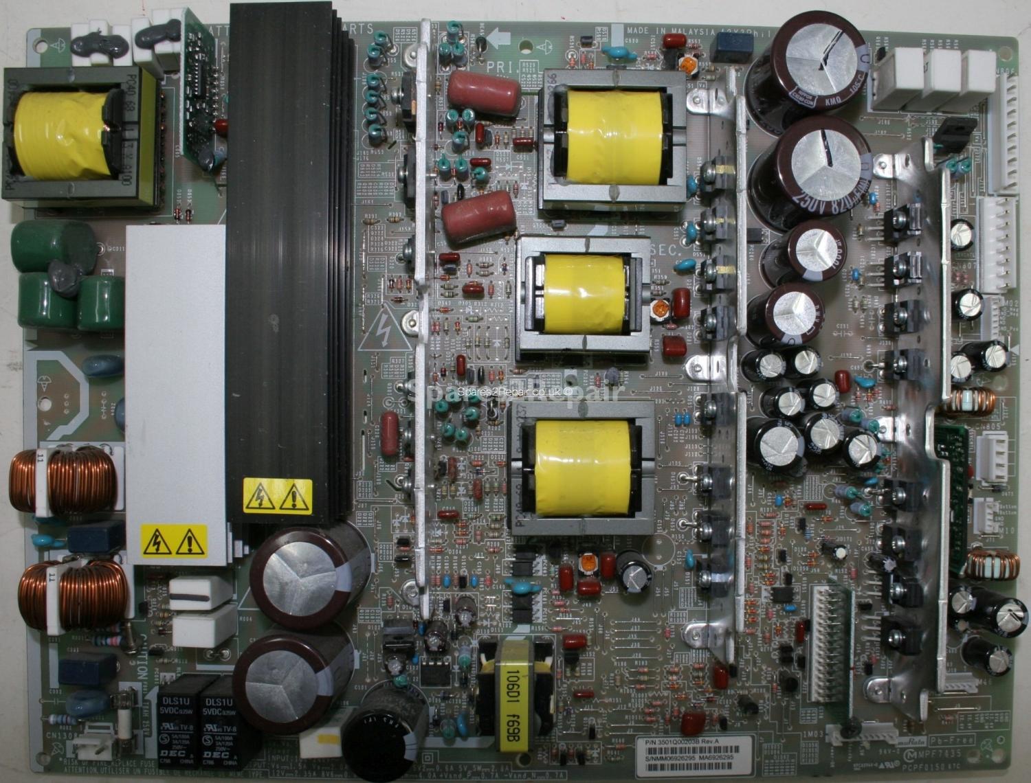 Philips 42PF5331-10 - PSU - MPF7435 - PCPF0150 67C - 3501Q00203B