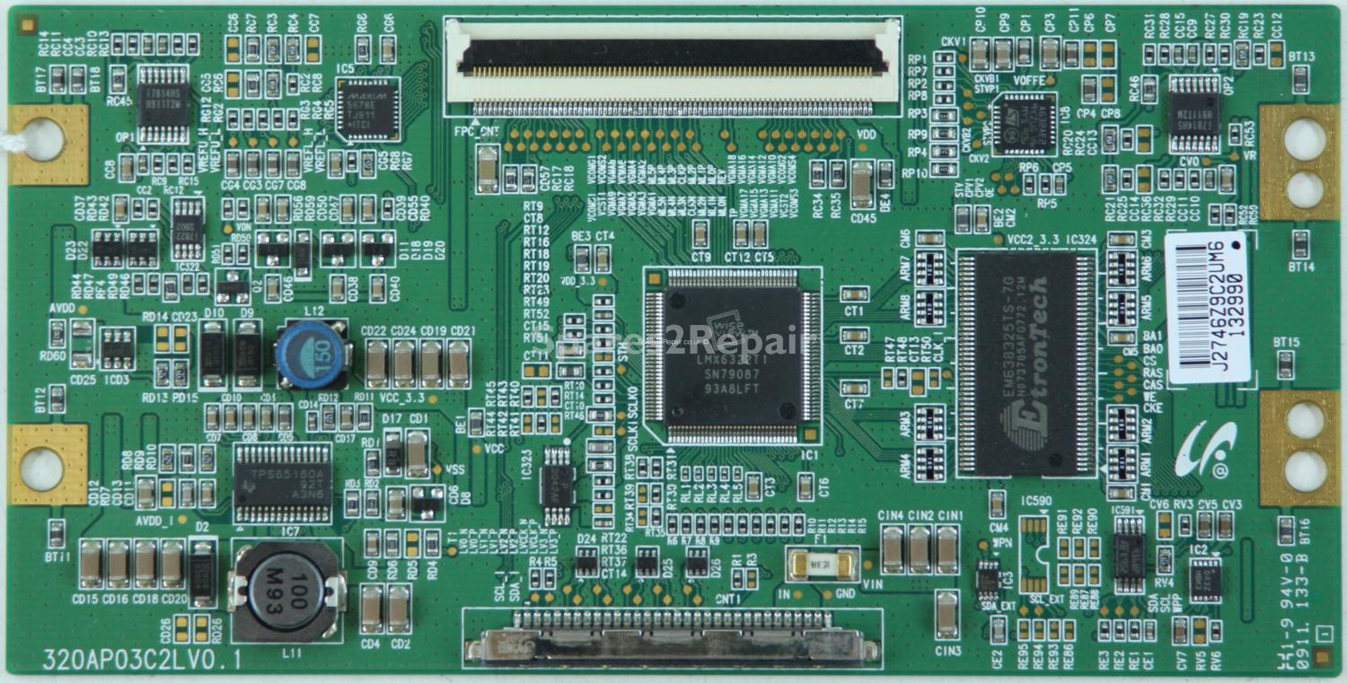 Proscan 32LC30S57 - T-Con Board - LJ94-02746Z - 320AP03C2LV0.1