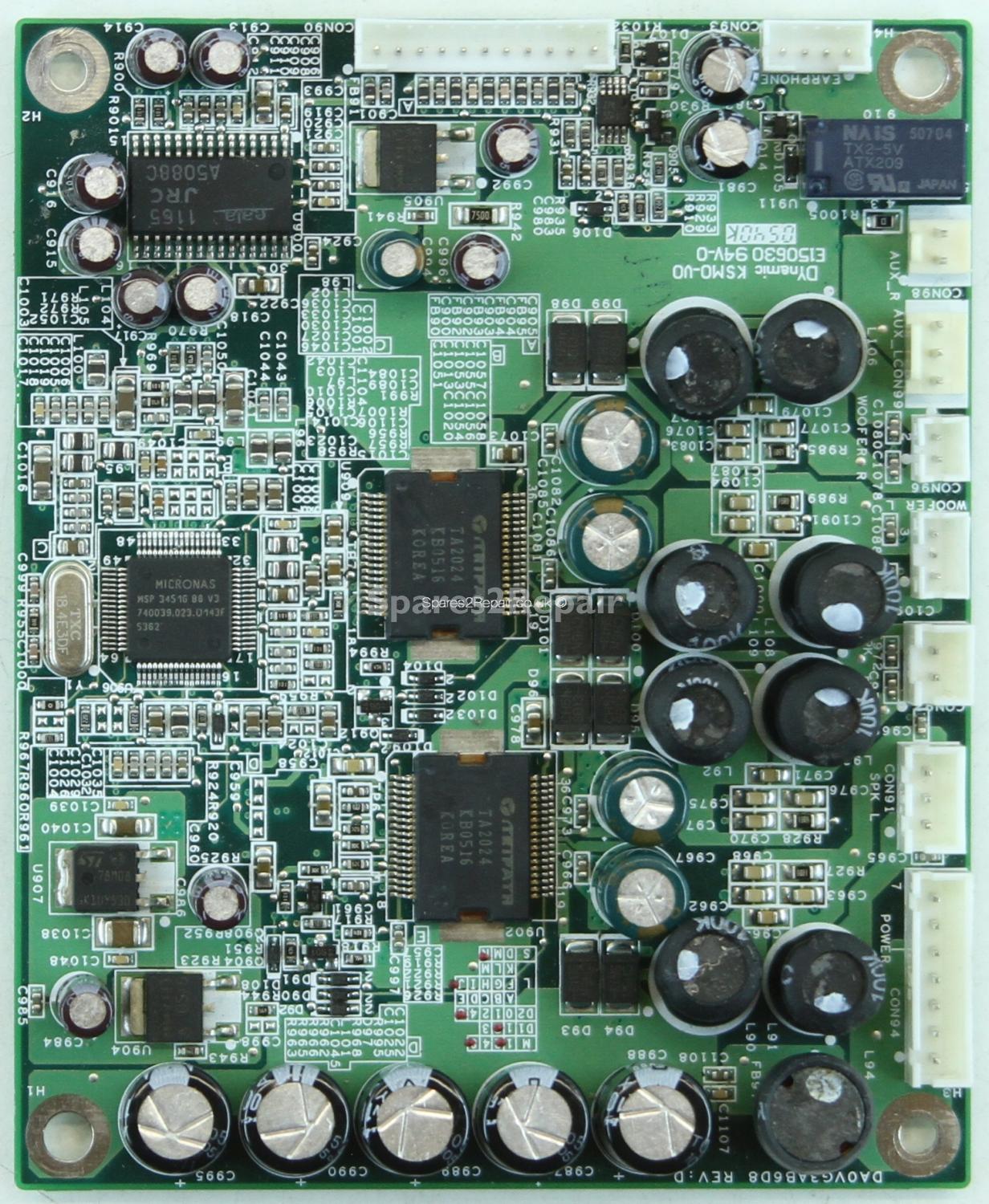 Sagem HD L32T - Audio AMP - DA0VG3AB6D8 - REV:D