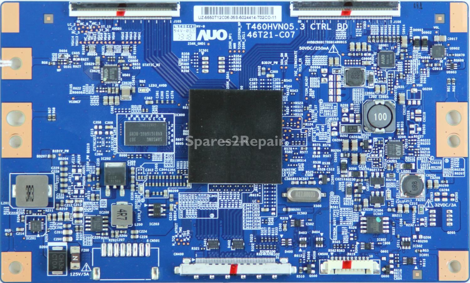 Samsung UE50F6670SB - T-Con - 55.50T12.C06 - 46T21-C07 - T460HVN05.3 CTRL BD