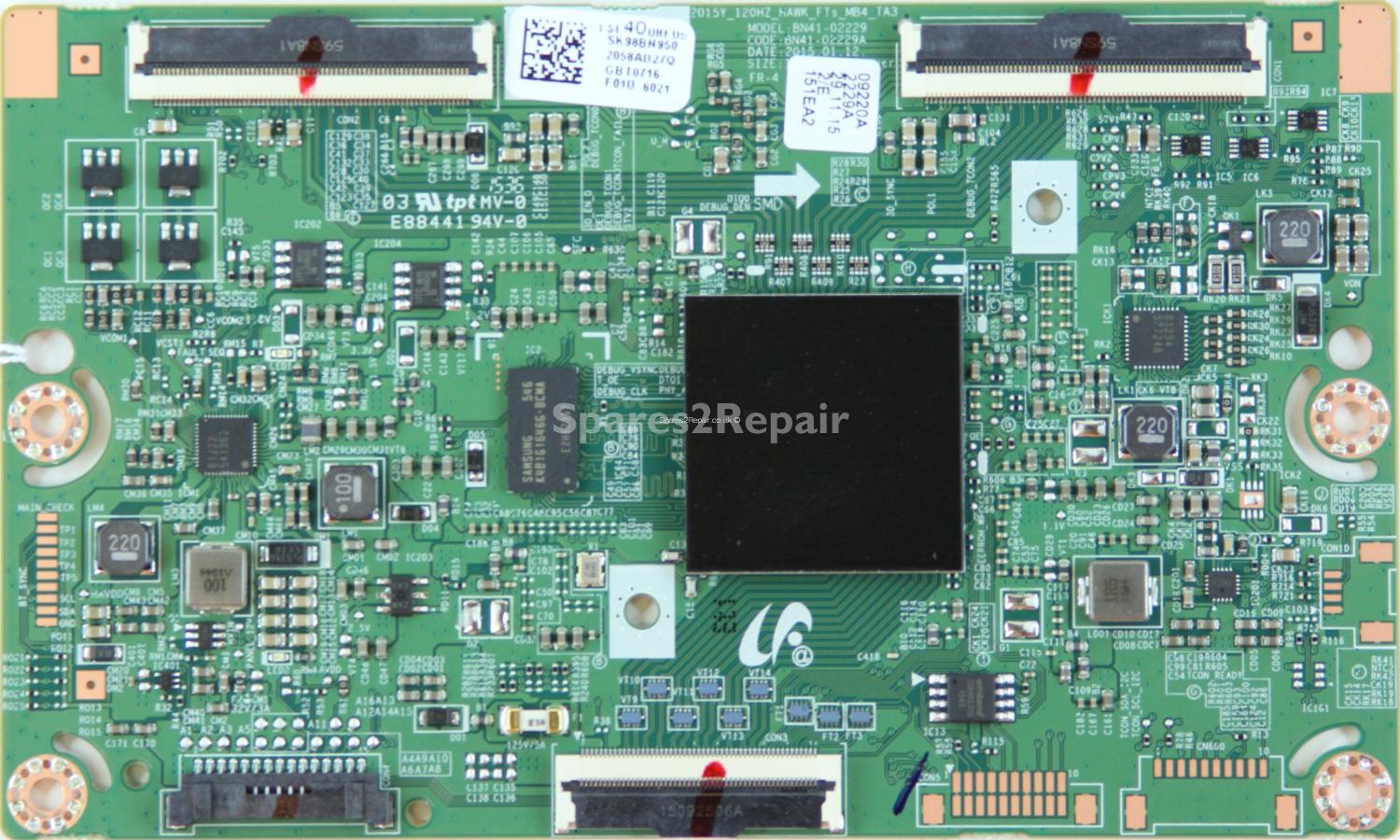 Samsung UE40J6300AK - T-Con - BN95-02058A - BN97-09220A - BN41-02229A - 2015Y_120HZ_HAWK_FTs_MB4_TA3
