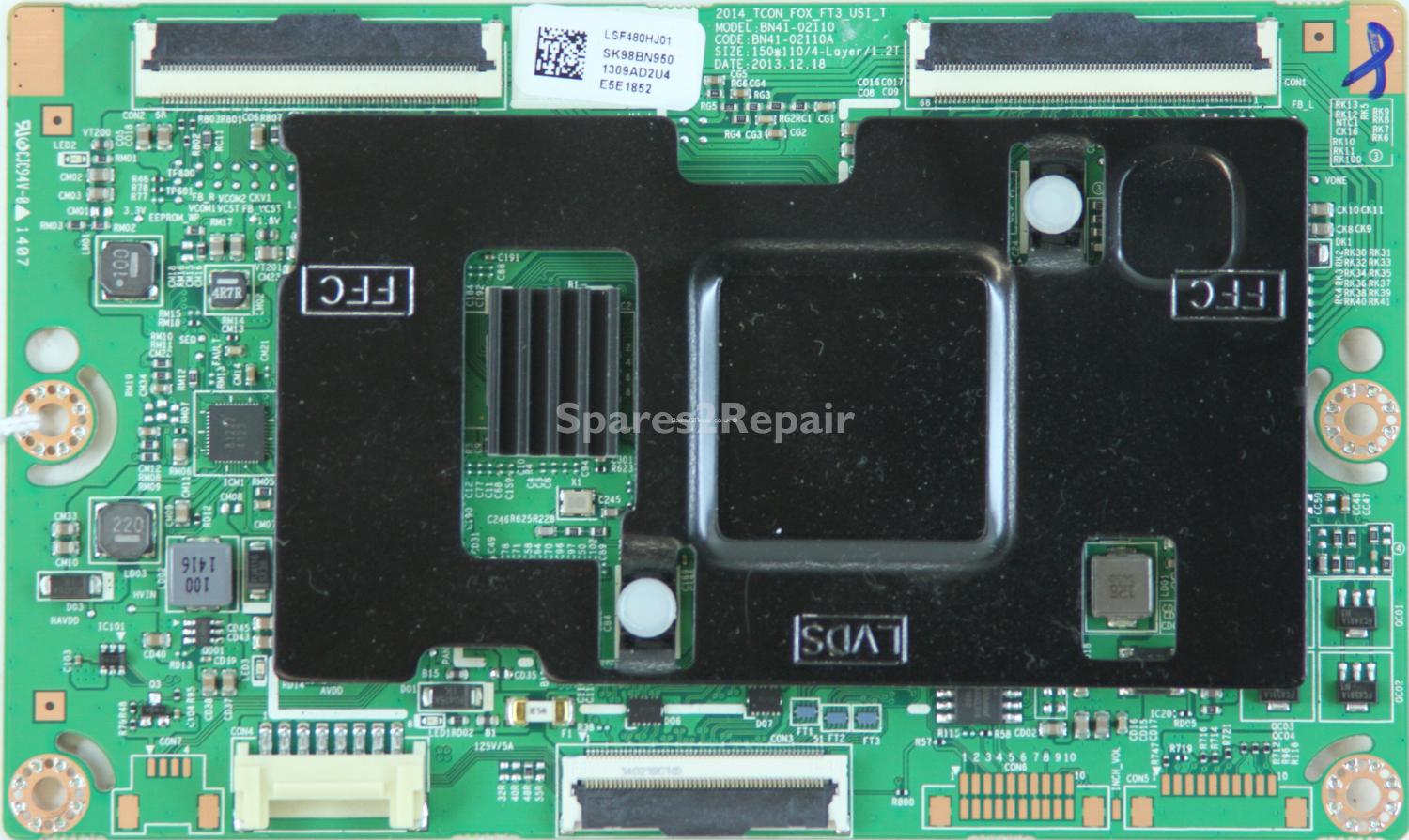 Samsung UE48H6400 - T-Con - BN95-01309A - BN41-02110A - 2014_TCON_FOX_FT3_USI_T